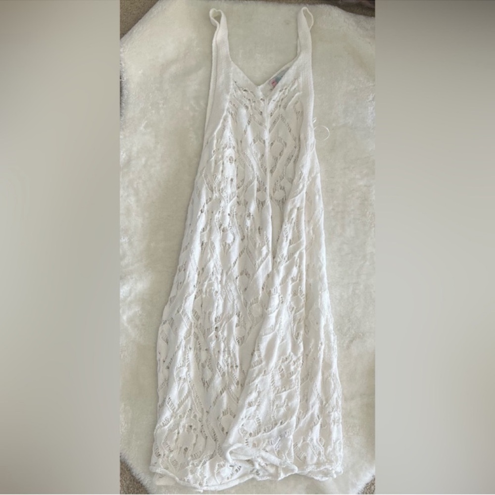 Free People Bianca Fauxchet Midi Beach Dress Coverup - Picture 5 of 15